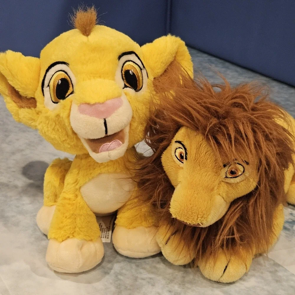 Disney‎ Parks Lion King Simba Adult Lion Plush Bundle Cub & Adult